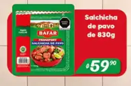 El Florido Bafar salchicha de pavo oferta