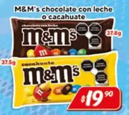 El Florido m&m's chocolate con leche o cacahuate oferta