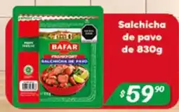 El Florido Bafar salchicha de pavo oferta