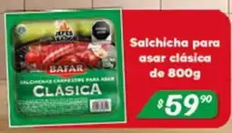 El Florido Bafar salchicha para asar clásica oferta