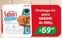 El Florido Sabori pechuga de pavo oferta