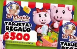 El Florido el florado tarjeta regalo oferta