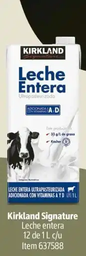 Costco Kirkland Signature Leche entera oferta