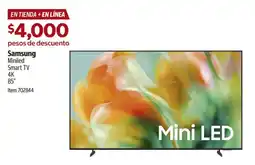 Costco Samsung Miniled Smart TV oferta