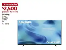 Costco Samsung Crystal Smart TV UHD 4K oferta
