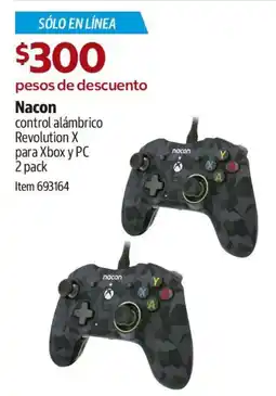 Costco Nacon control alámbrico Revolution X para Xbox y PC oferta