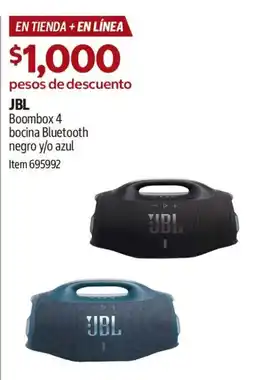 Costco JBL Boombox 4 bocina Bluetooth negro y/o azul oferta
