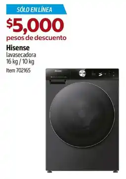 Costco Hisense lavasecadora oferta