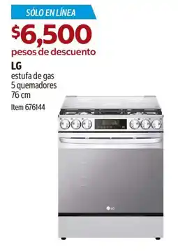Costco LG estufa de gas oferta