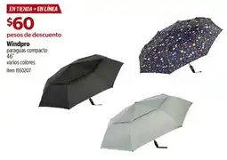 Costco Windpro paraguas compacto oferta