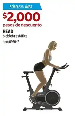 Costco head bicicleta estatica oferta