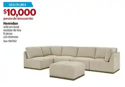 Costco Henredon sofá seccional modular de tela oferta
