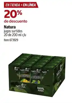 Costco Natura jugos surtidos oferta