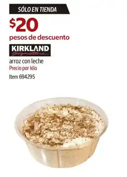 Costco kirkland signature arroz con leche oferta