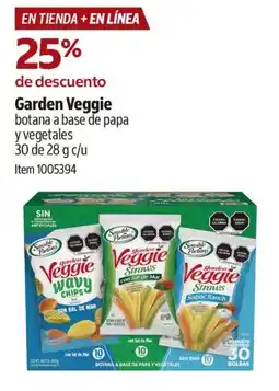 Costco Garden Veggie botana a base de papa y vegetales oferta