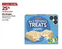 Costco Kellogg's Rice Krispies Treats Original oferta