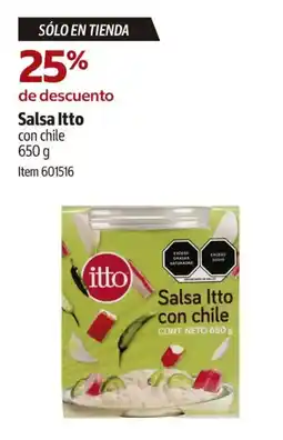 Costco Itto salsa con chile oferta