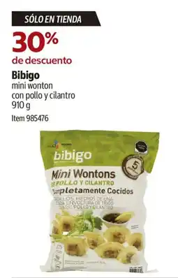 Costco bibigo mini wonton con pollo y cilantro oferta