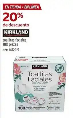 Costco kirkland toallitas faciales oferta