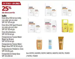 Costco Isdin foto ultra 100 active unify foto ultra 100 spot prevent foto ultra redness oferta
