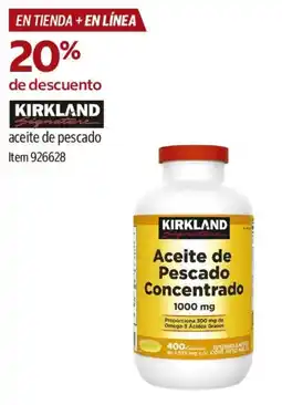Costco Kirkland Signature aceite de pescado oferta