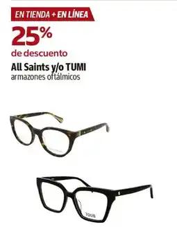 Costco All saints y/o tumi armazones oftálmicos oferta