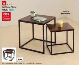 BetterWare Set Mesas Álamo oferta