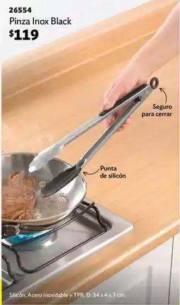 BetterWare Pinza Inox Black oferta