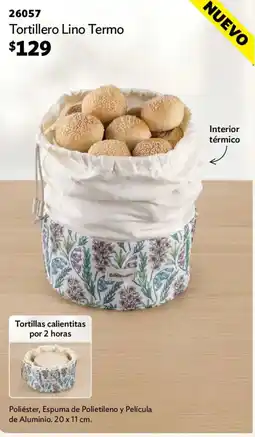 BetterWare Beltonware Tortillero Lino Termo oferta