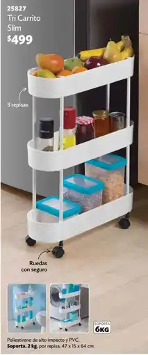 BetterWare Tri Carrito Slim oferta