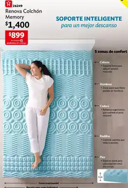 BetterWare Renova Colchón Memory oferta