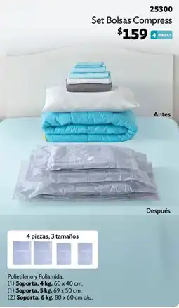 BetterWare Set Bolsas Compress oferta