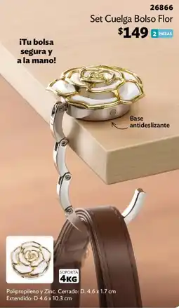 BetterWare Set Cuelga Bolso Flor oferta