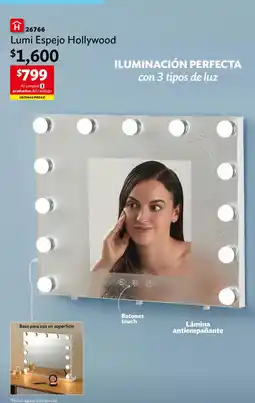 BetterWare Lumi Espejo Hollywood oferta