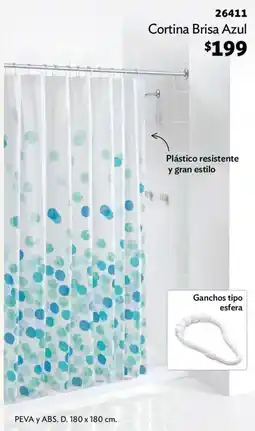 BetterWare Cortina Brisa Azul oferta