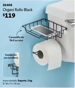 BetterWare Organi Rollo Black oferta