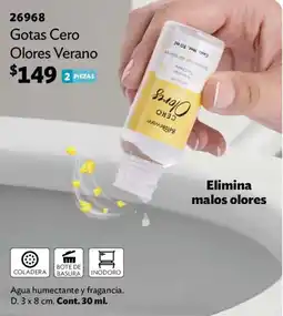 BetterWare Gotas Cero Olores Verano oferta
