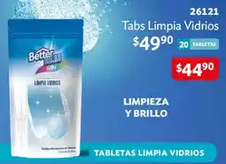 BetterWare Better tabs Limpia Vidrios oferta