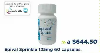 Farmacia San Pablo Medicamentos epival sprinkle 125 mg 60 cápsulas oferta
