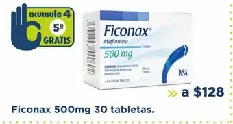Farmacia San Pablo Medicamentos ficonax 500 mg 30 tabletas oferta
