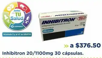 Farmacia San Pablo Medicamentos inhibitron 20/110 mg 30 cápsulas oferta