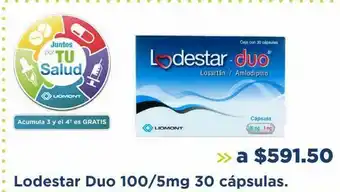 Farmacia San Pablo Medicamentos lodestar duo 100/5mg mg 30 tabletas oferta