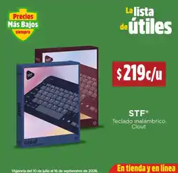 Bodega Aurrerá STF Teclado inalámbrico Clout oferta