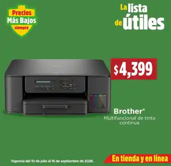 Brother Multifuncional de tinta continua