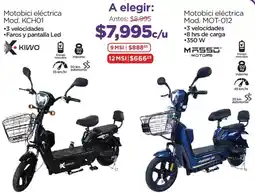 Chedraui KIWO o Masso motobici eléctrica oferta