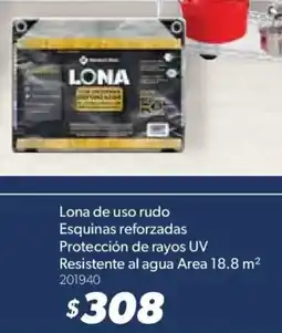 Sam's Club Lona de uso rudo oferta