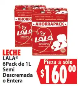 Casa Ley Lala leche semi descremada o entera oferta