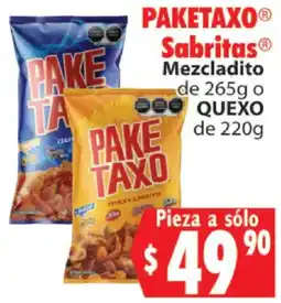 Casa Ley Paketaxo Sabritas Mezcladito o Queixo oferta