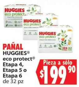 Casa Ley Huggies pañal eco protect oferta