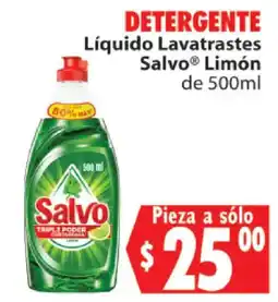 Casa Ley Salvo Líquido Lavatrastes Limón oferta